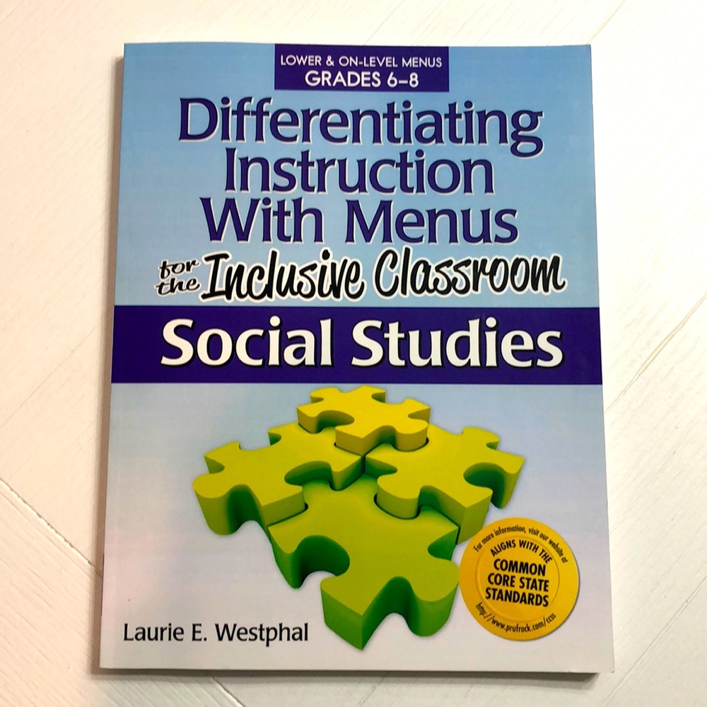 Differentiation book for teachers: social studies